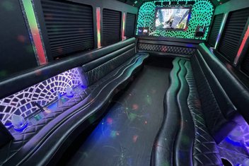Chicopee Limo Bus Interior