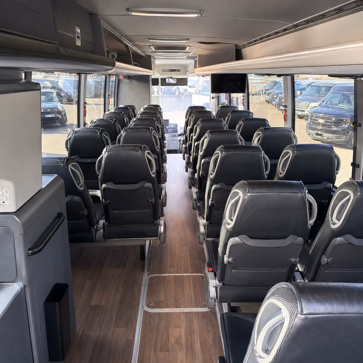 chicopee charter bus interior