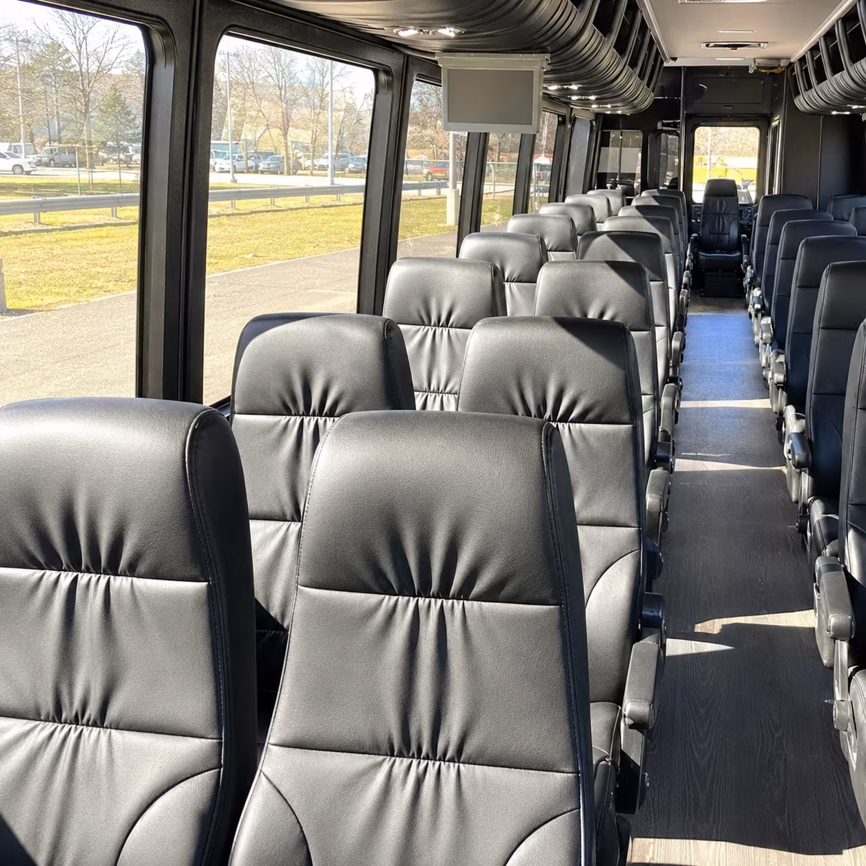 chicopee long distance transportation onboard seating